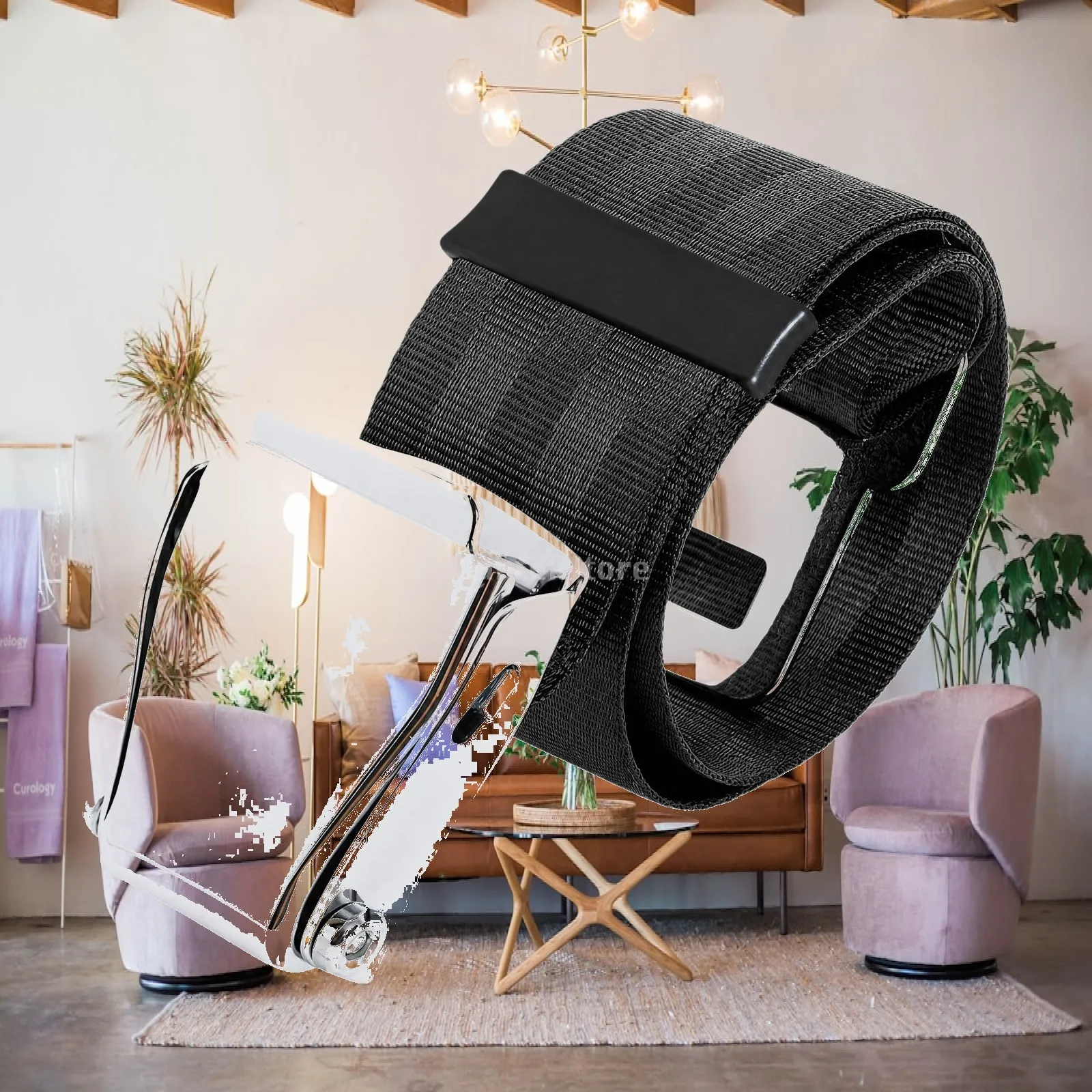 Adjustable Gym Ankle Strap for Leg Extension Curl Workout Bench Strengthening Lower Body Gear
