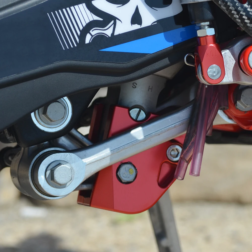 NICECNC 1.25IN 30MM Lowering Linkage & Linkage Guard For Beta RR300 RR250 RR350 RR390 RR430 4 Strokes 2015-2024 2023 2022 2021