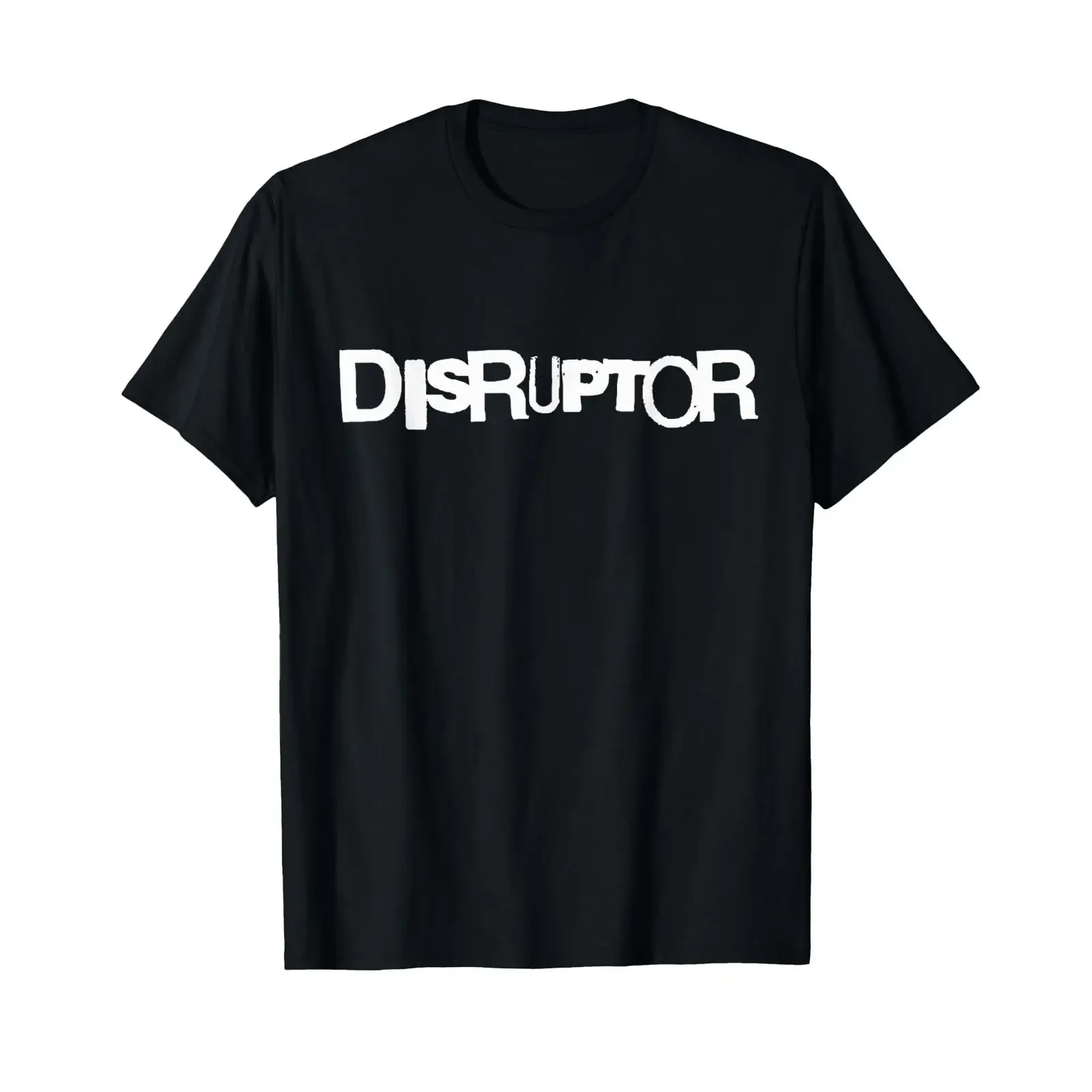 Disruptor Disrupting the Status Quo T Shirt black vintage Washed designer clothes Stylish graphic Versatile streetwear