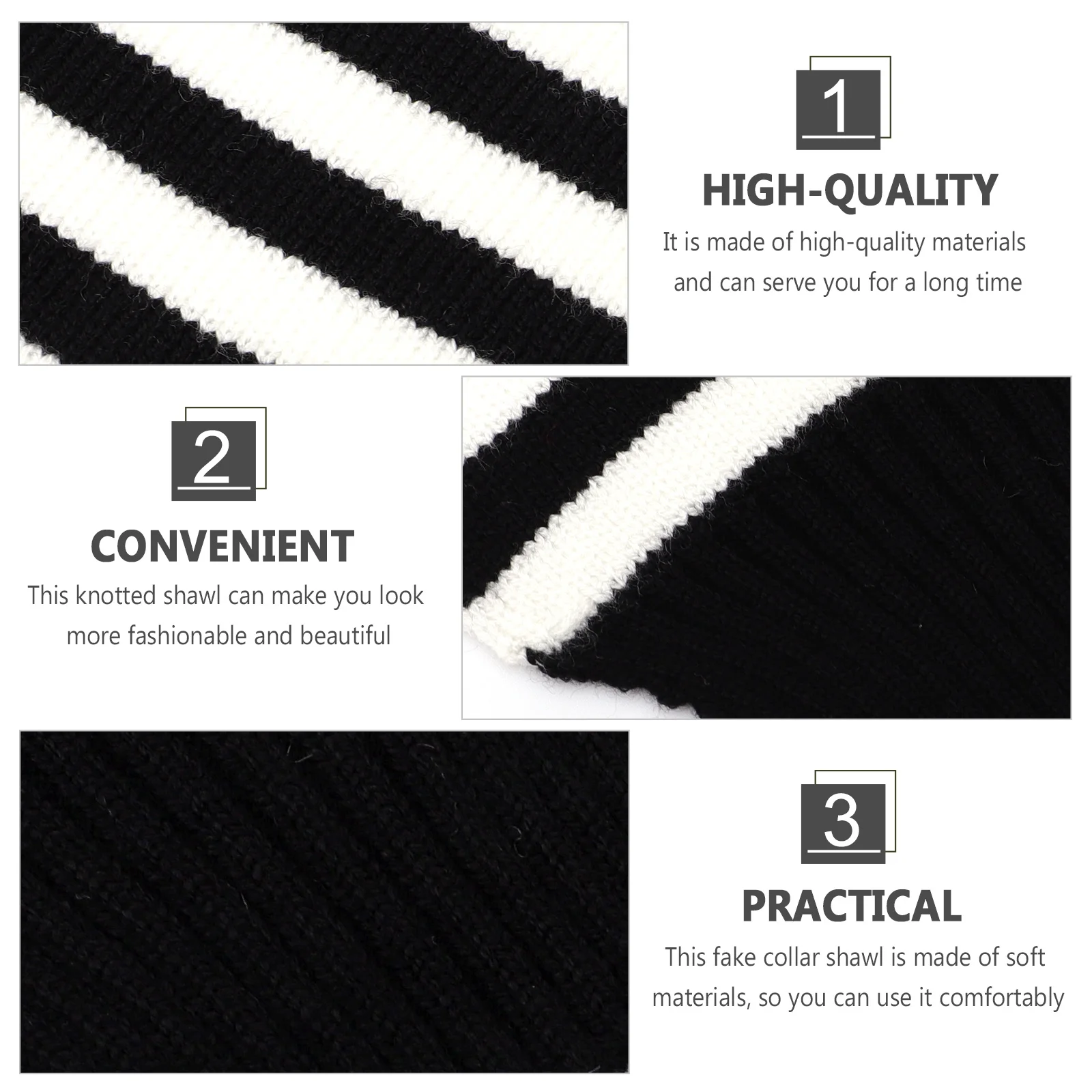 

Air Conditioning Shawl For Women High-Quality Fake Collar Wrap Lightweight Shoulder Ornament Casual Wear Work Daily Decorative