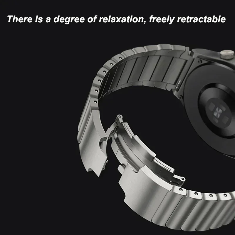 Металлический ремешок 22 мм для Huawei Watch 5 4 46 мм, удобный ремешок из нержавеющей стали, браслет Huawei Watch GT5 Pro GT5-4-3, браслет 46 мм