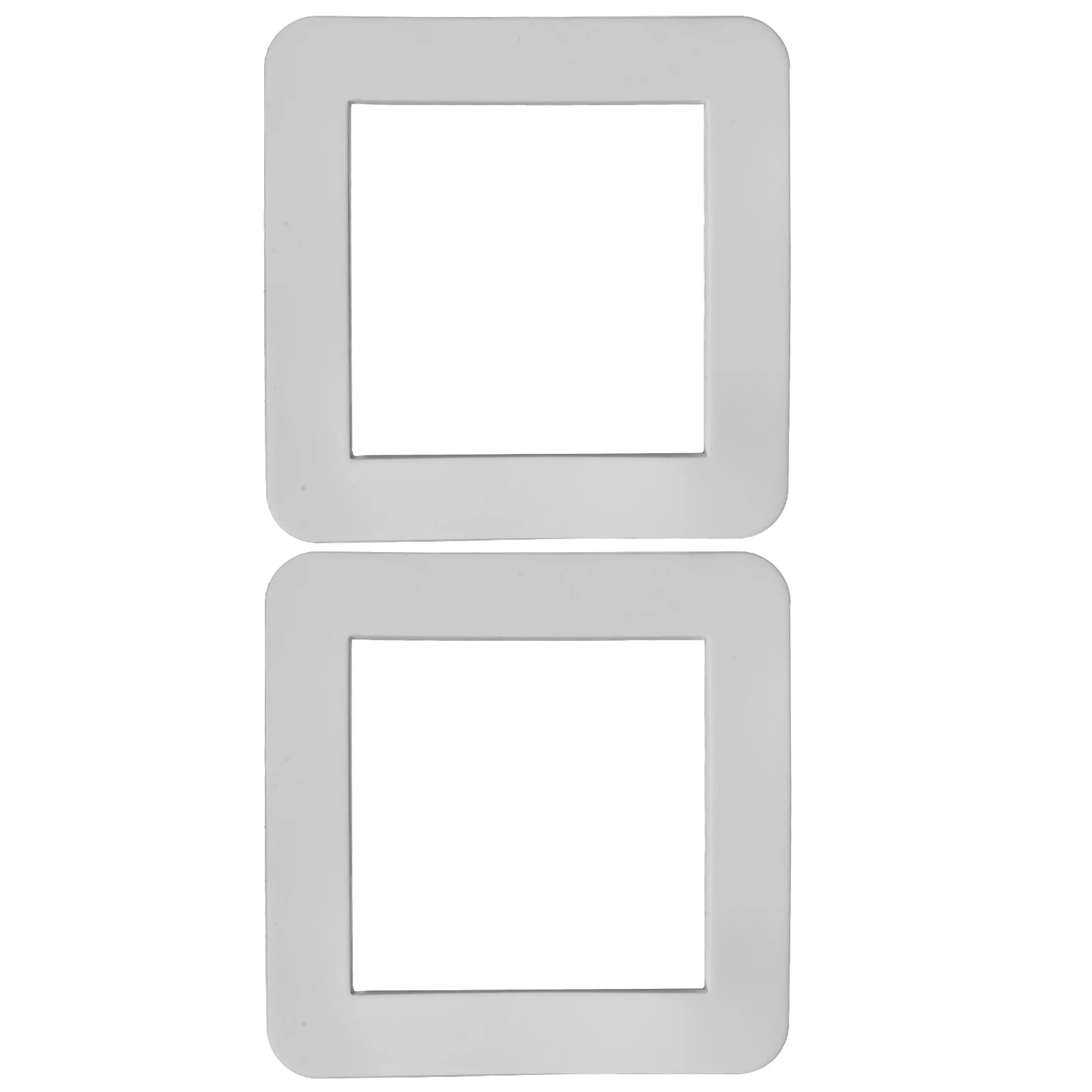 

2pcs 86X86Mm Decorative Silicone Outlet Covers Waterproof Socket Protector Rocker Switch Living Room Bedroom Electrical Outlet
