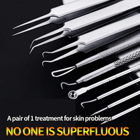 Acne Needle Blackhead Cell Clip Suit Double-Headed Acne Needle Acne Acne Removal Needle Tweezers Precision Acne Clip Acne Tool
