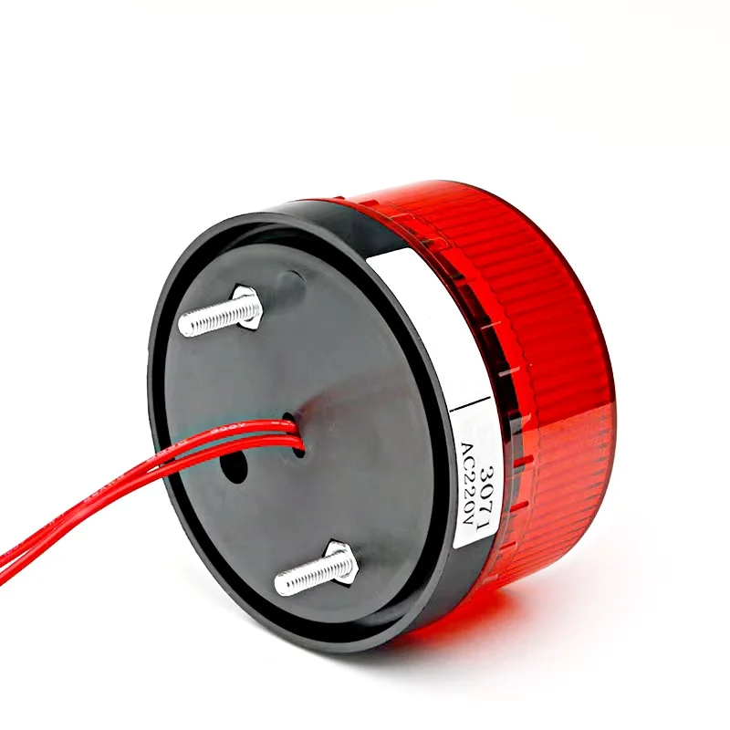 Strobe Signal Warning Light LED -3071 12V 24V 220V Indicator Light LED Lamp Small Flashing Light Security Alarm with Buzzer