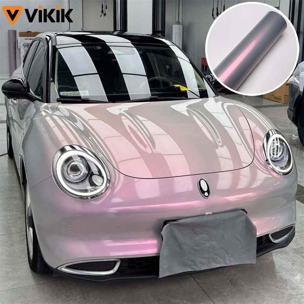 PET Dreamy Chameleon Car Stickers Vinyl Films Magic Candy Wrap Decal Waterproof Air Release for Auto Motorcycle Bike