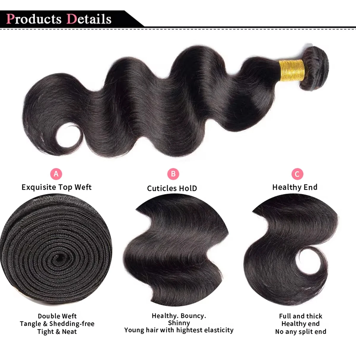 16A Brazilian 28Inch Body Wave Bundles 100% Unprocessed Virgin Hair Body Wave 4 5Bundles Human Hair Weave Bundles With Baby Hair image 3