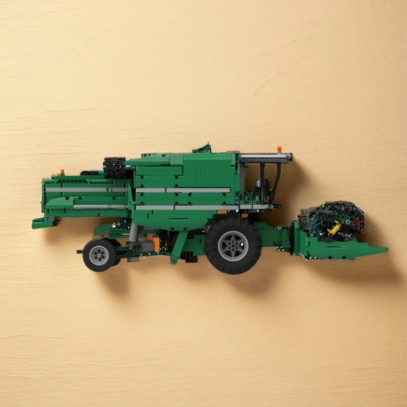 

3496PCS MOC Technology Combine Harvester Deutz Fahr Topliner 4080hts Model DIY Assembly Building Blocks Display Birthday Gift