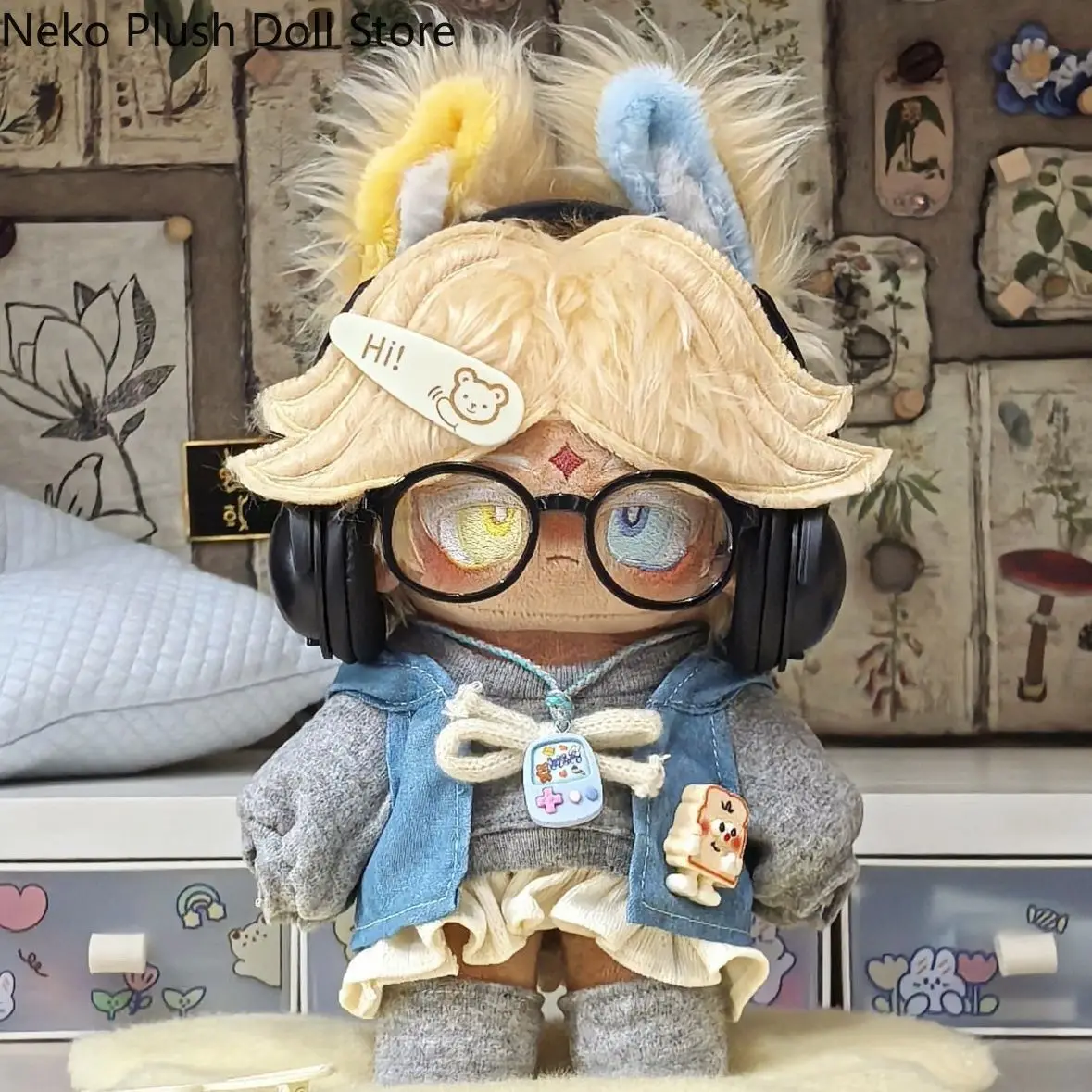 

Cookie Run: Kingdom Pure Vanilla Cookie Game 20 см, мягкая плюшевая кукла, тело, косплей, мультяшное платье, игрушечные фигурки, куклы, подарок