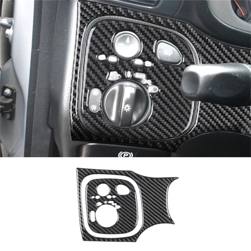 For Mercedes Benz C-CLASS W203 2005-2007 Interior Decoration Carbon Fiber Air Vent Gear Panel Sticker Styling Accessories - Image 5