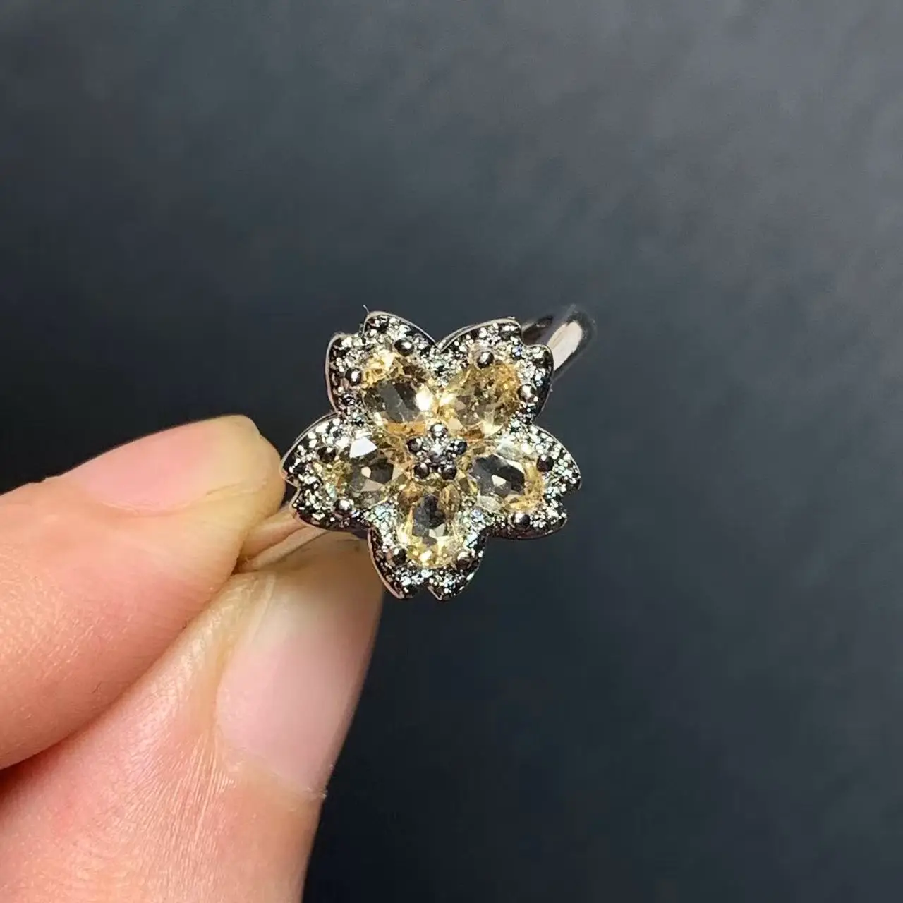 

Кольцо с натуральным цитрином мм, регулируемое женское кольцо, ювелирные изделия для женщин, подарок, оптовая продажа, высокое качество, винтажное изысканное