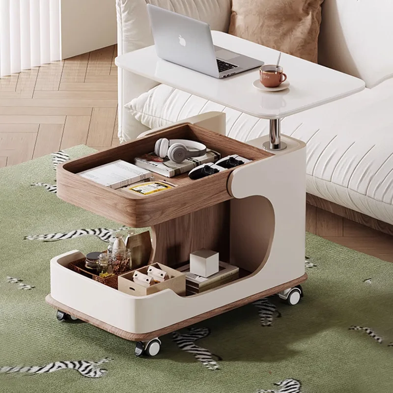 

Скандинавский передвижной журнальный столик для гостиной, современный минималистичный дизайнерский журнальный столик для хранения вещей, подъемный шкаф, мебель для дома FYCT