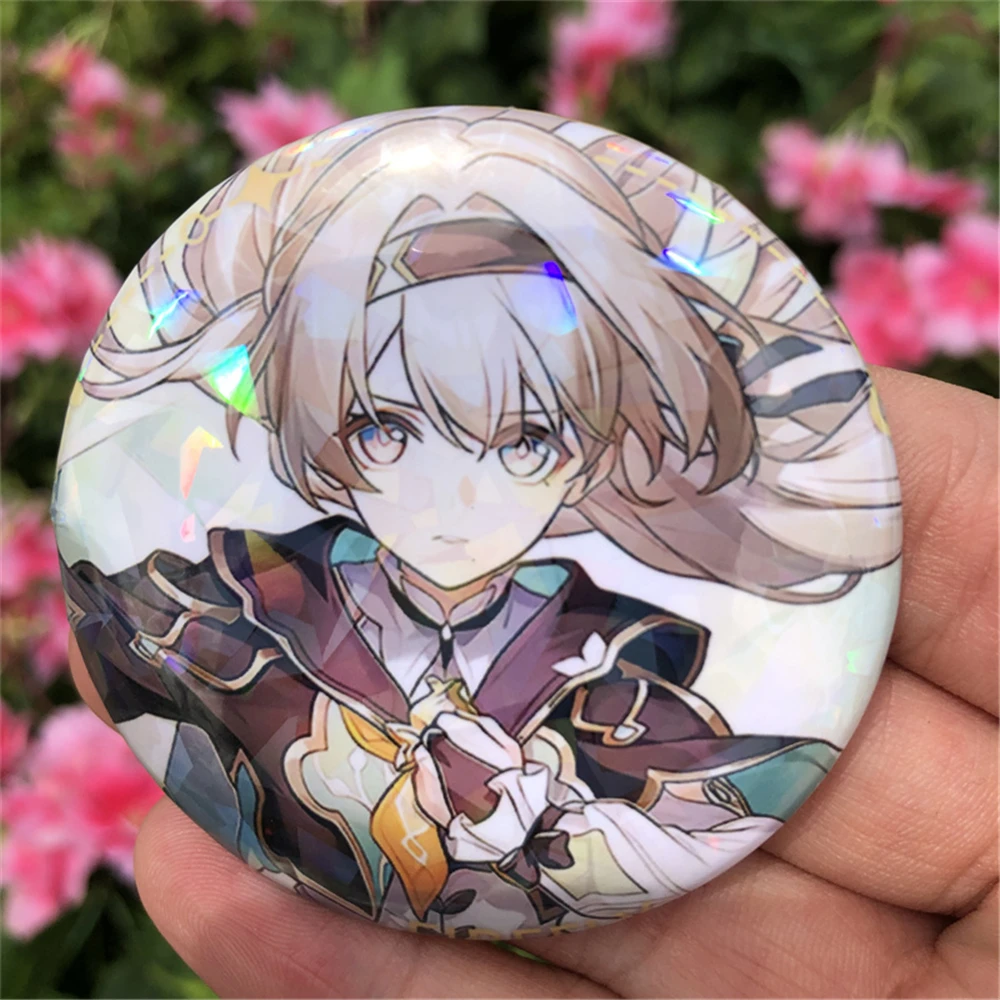 Anime Honkai: Star Rail Robin Firefly Aventurine Boothill Cosplay Costumes SPTE Tin Plated Pin Badge Accessories Pendant Prop