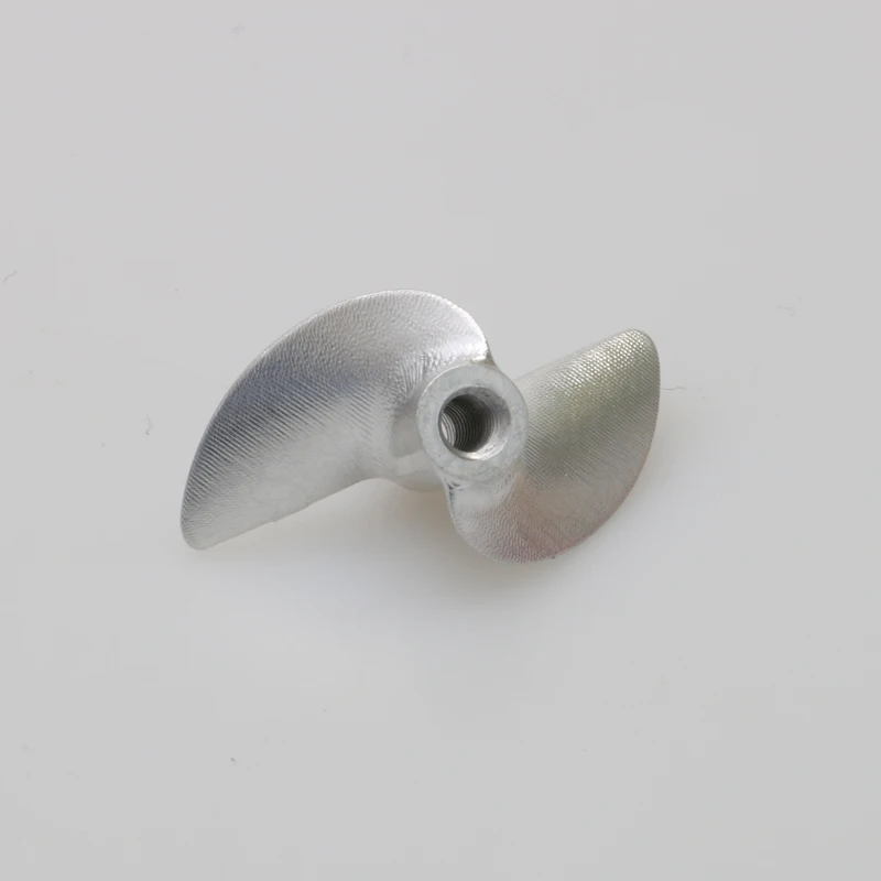 1PCS CNC Aluminum Alloy M4 Thread 2-Blade Paddle Dia 30/36/38/40/42mm Metal Propeller for MINI MONO1/MONO2 RC Brushless Boat
