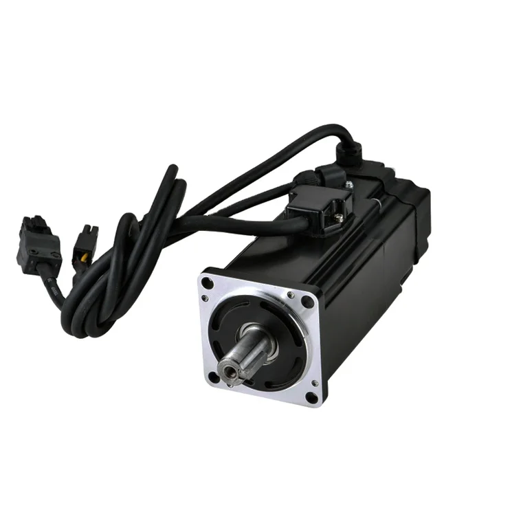 600W BLDC Brushless Servo Motor 3000rpm 60mm Square Shape 48V/220V/310V 14mm Shaft Diameter Permanent Magnet For Robotic Arm