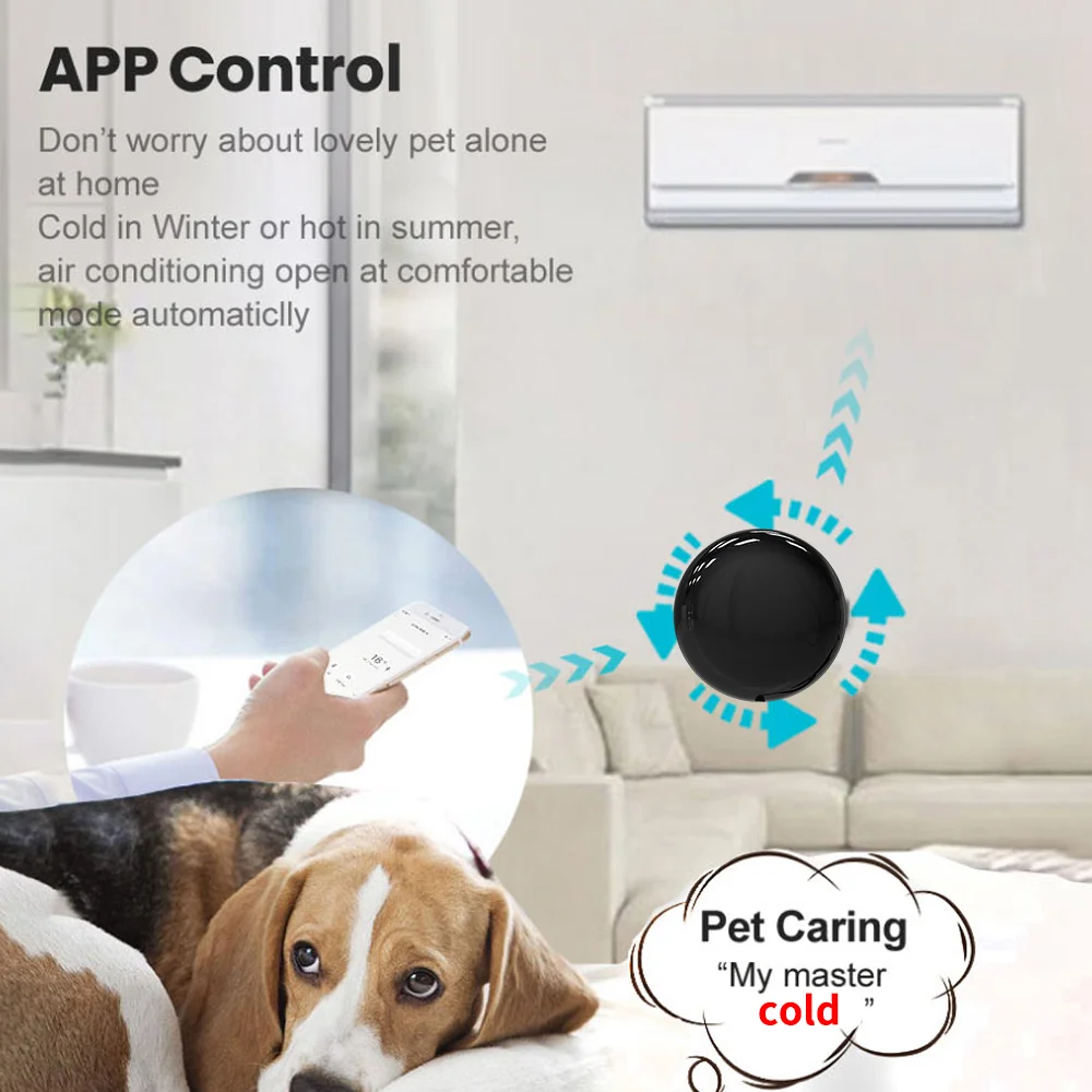Tuya WiFi IR Remote لأتمتة المنزل الذكي SmartLife APP التحكم عن بعد العالمي الأشعة تحت الحمراء العمل مع Alexa SmartThings