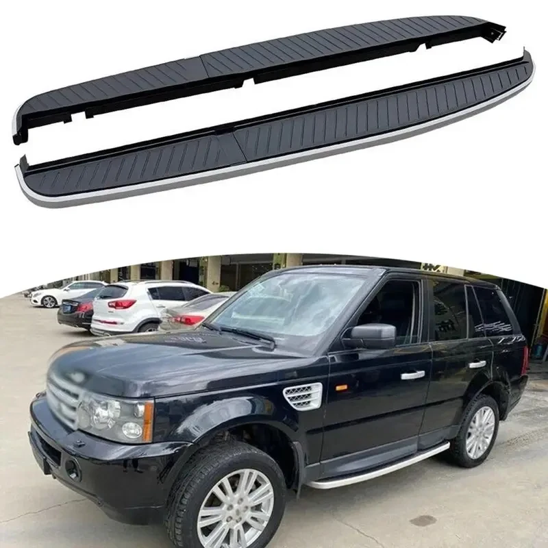 High Quality 2PCS Side Steps Ne Bars Running Boards Fit LR Sport L320 2006-2013 Aluminum Hot Selling