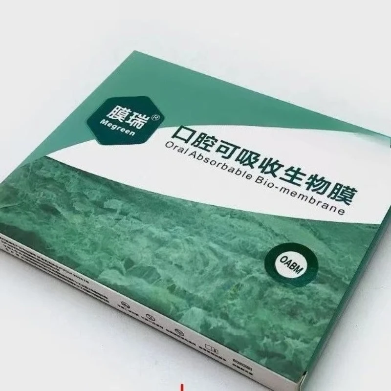 1 doos Tandheelkundige Materiaal Poeder Periosteum Implantaat Reparatie Membraan Orale Absorbeerbare Bio-membraan Gecalcineerd Bot Orale Planten Materiaal