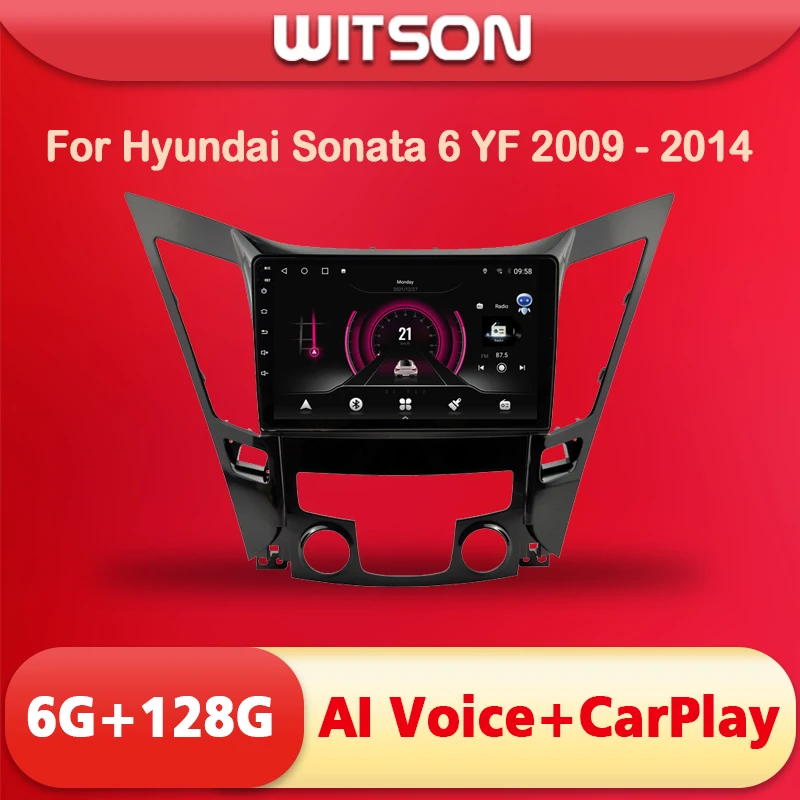 WITSON AI VOICE Android 11 DVD Car Player For HYUNDAI SONATA/i40/i45/i50 Touch Screen Video 2din Wireless CarPlay 4G Modem