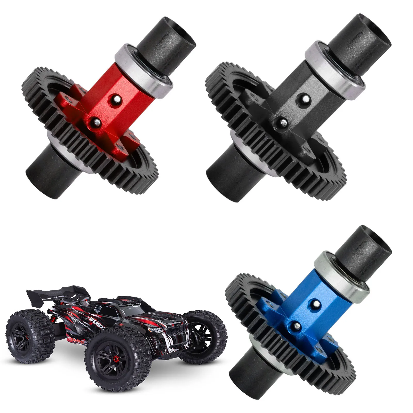 

Металлический центральный дифференциал 46T (набор) 9580 для Traxxas 1/8 Sledge 6S Monster Truck 95076-4, запчасти для тюнинга