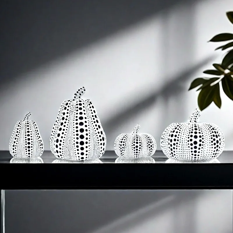 Modern Art Polka Dot Shaped Decorations, Resin Sculpture Decorations, Home Decoration Handicrafts Display Supplies