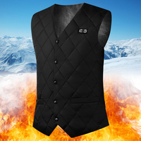 16 Places Zones Heated Vest Coat USB Charging Thermal Electric Heating Clothing Women Men Thermal Heated Vest for Camping Hiking