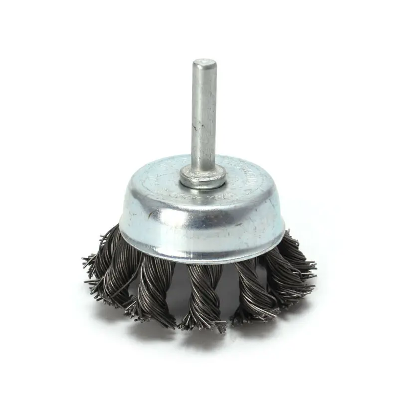 Wire Wheel Joint Knotted Cup Wire Brush Rotary Crimp Cup For Drill Angle Grinder For Die Grinder Metal Rust Removal Polishing