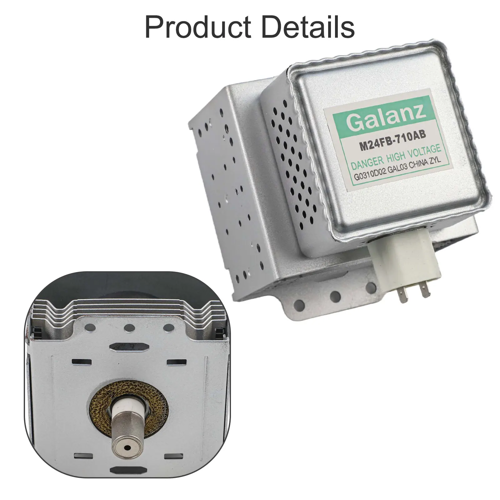 

Замена микроволновой печи M24FB-710AB Магнетронная микроволновая печь для приготовления пищи, совместимая с шестью отверстиями, совместимые компоненты микроволновой печи