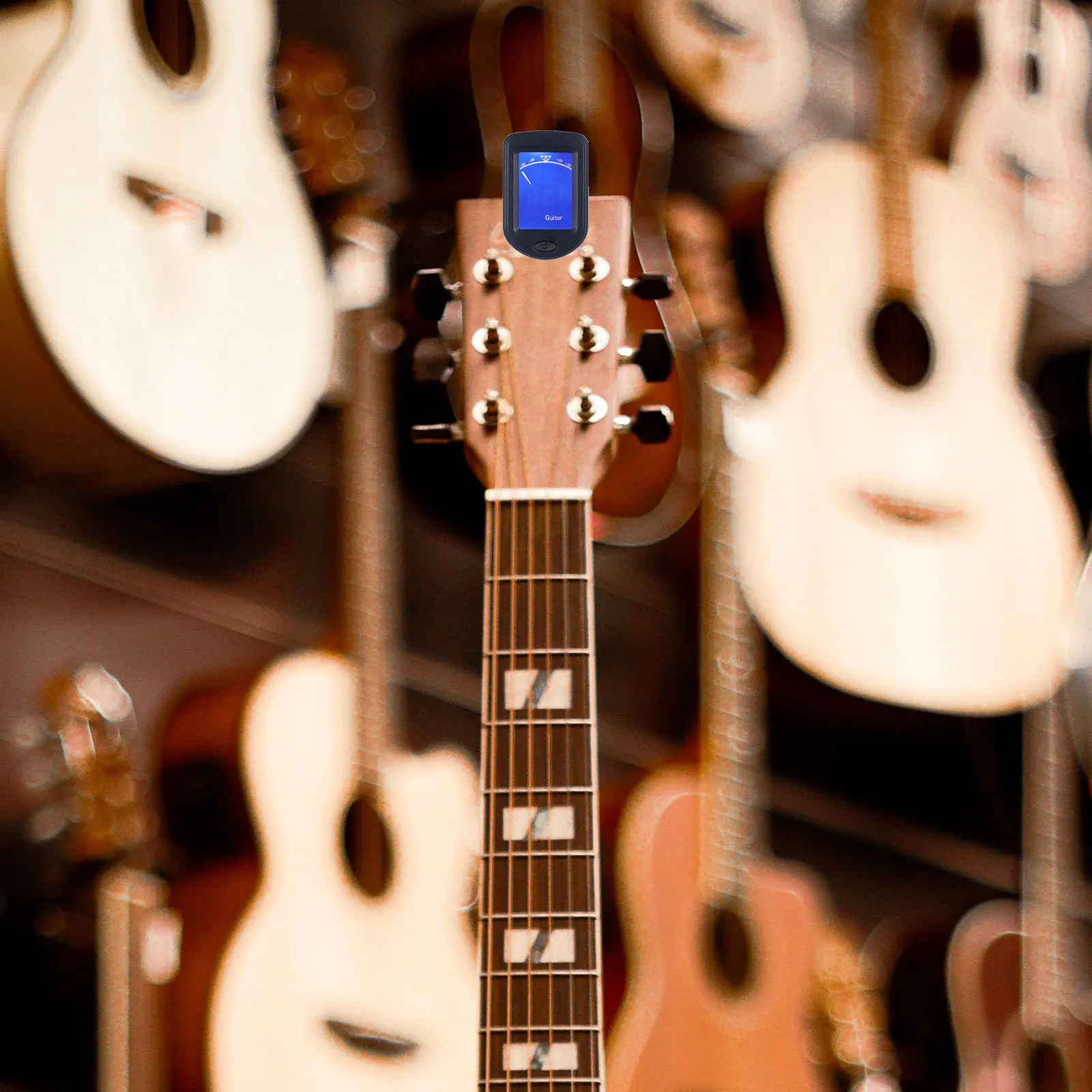

1Set Professional Guitar Tuner Durable High-End Tuning Tool Accurate Electronic Music Instrument Accessory Multifunctional Bass