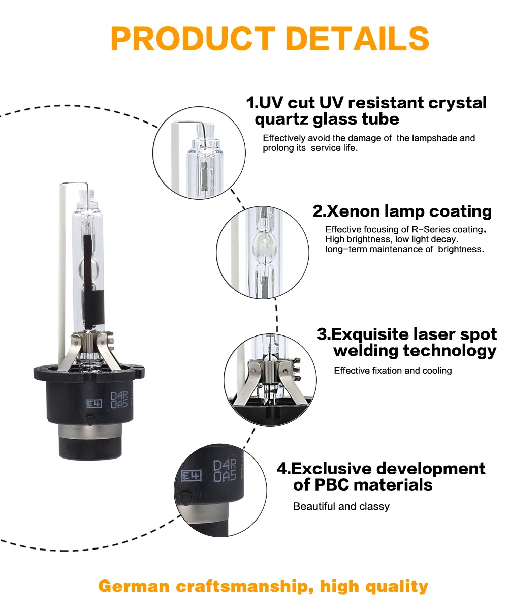 2 шт. новые оригинальные 12 в 35 Вт D2R HID лампочка D2S HID D2S D2R D4R D4S HID оригинальная супер версия D4S HID лампочка D3S HID лампочка