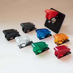 5pcs 12mm toggle switch cover dustproof Toggle Switch Waterproof Boot Plastic Safety Flip Cover Cap red green blue yellow black
