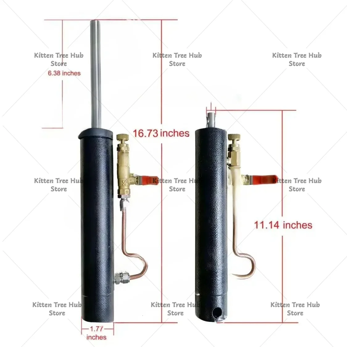 Metal Band Sawing Machine Accessories Valve Attached Band Saw Hydraulic Cylinder with Valve Lifting Oil Cylinder