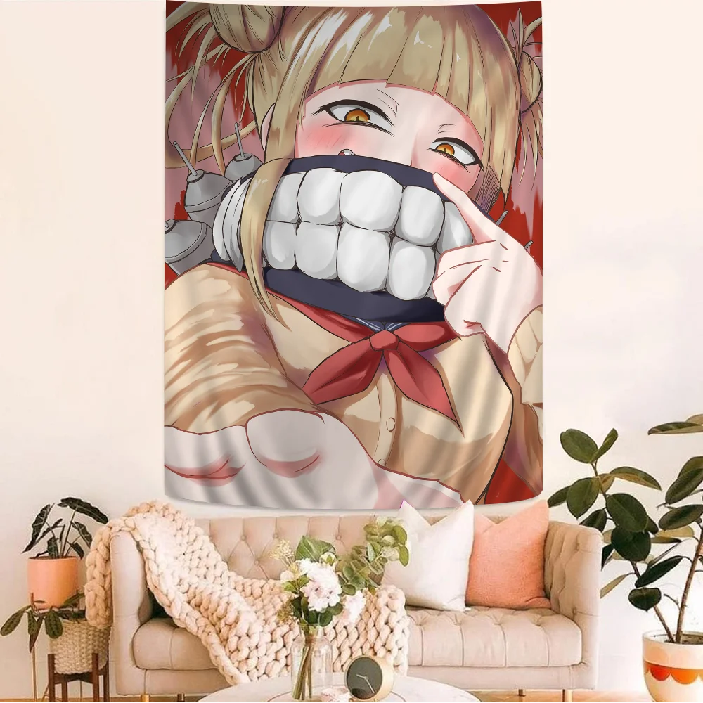 Himiko Toga Anime Classic Movie Posters Waterproof Paper Sticker Coffee House Bar Decor Art Wall Stickers