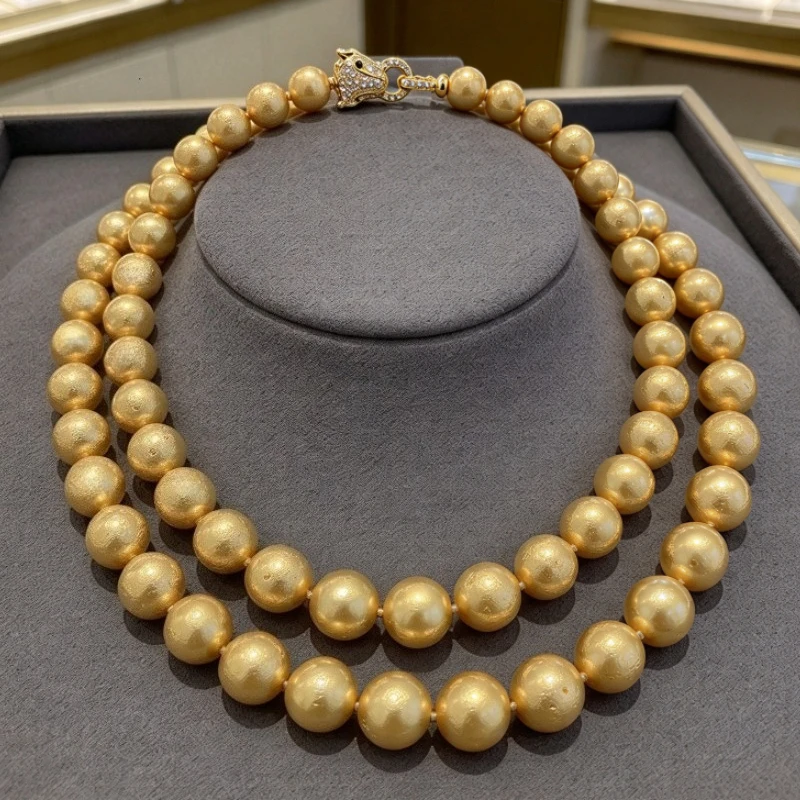Natural 11-15mm Genuine Edison Pearl Necklace, 925 Sterling Silver, Women Daily & Wedding Gift Jewelry