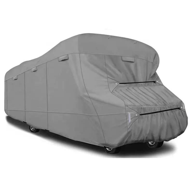 Waterproof Breathable Anti-UV Durable Camper Cover Travel Trailer RV Cover Fits 14 - 24 Feet RVs