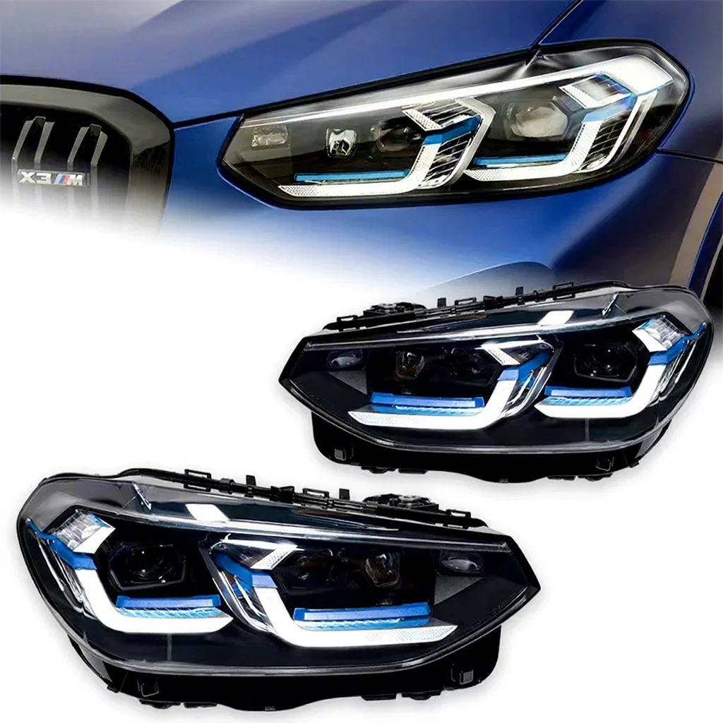 TUOYE 2022-2024 for X3 X4 LED Lens Headlight Assembly Modified Low/High Trim G01/G02 6000K Color Temperature New Universal