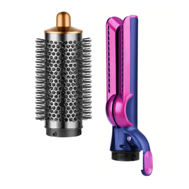 

【SIMPLE】Small Round Brush& Airflow Attachment For Dyson Airwrap Styler HS01 HS05 HS08 For Smooth Hair Styling And Curling Tools