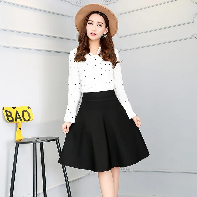 Elastic Waist Shorts Skirts A Line Sun School Female Korean Elegant  Harajuku Women Korean Fashion Clothing