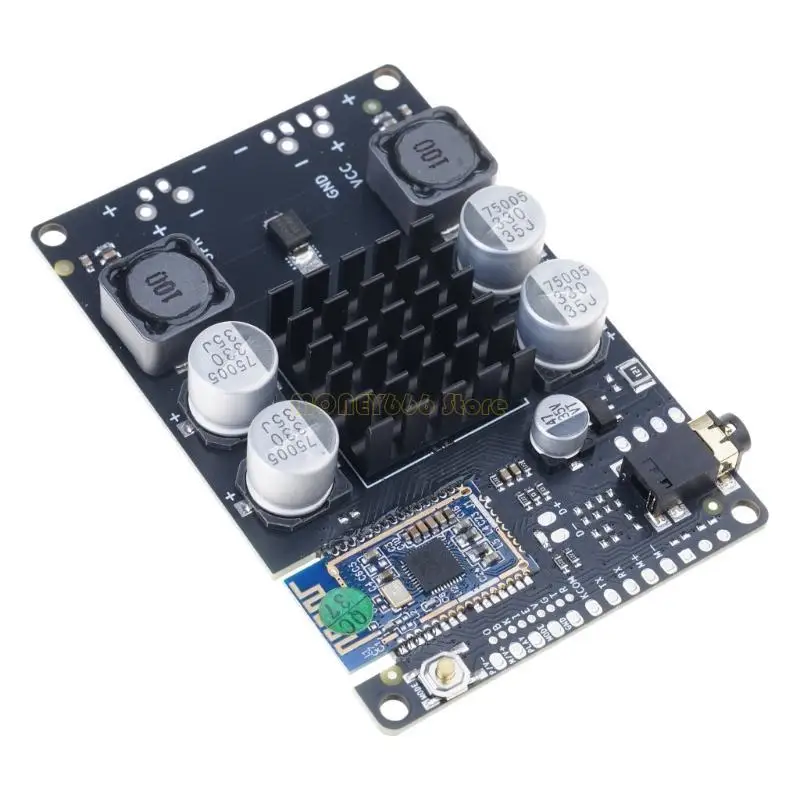 F62C Bluetooth-Bluetooth 5.0 Amplificatore alimentazione Scheda singola canale 80W/100W Input Aux