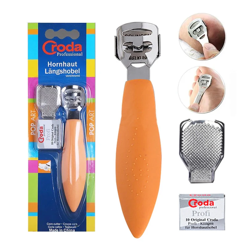 

Stainless Steel Callus Remover Feet Shaver Scraper Corn Cuticle Cutter Dead Skin Removal Rasp File Foot Scrubber Pedicure Tools