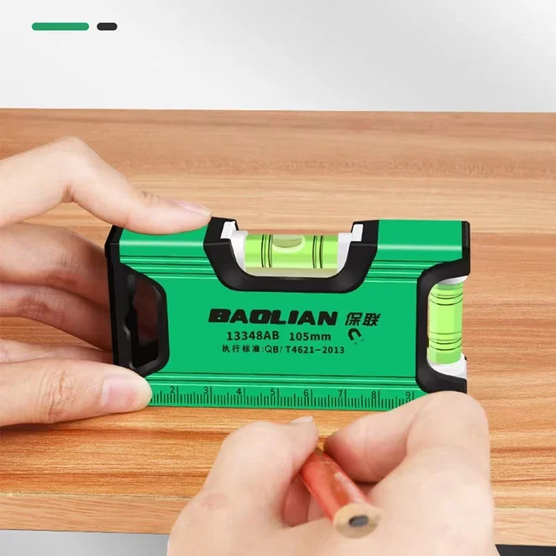 Multi-function High Precision Magnetic Level Ruler Aluminum Structure Spirit Bubble Gauge for Horizontal Measurement