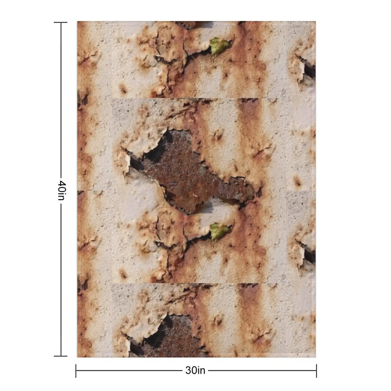 Colors of Rust with leave 01 (Rust-Art, Rost) Throw Blanket halloween Thin For Sofa Thin Plush Blankets