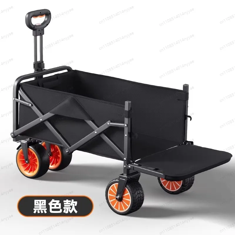 carrello elettrico Electric Camper Hand Push Power Outdoor Camp Picnic Camping Folding Cart Travel Picnic Trailer 전동카트