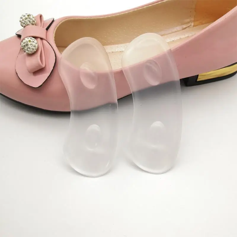 1Pair Soft Silicone Heel Grips Anti Blister Non Slip For High Heels Flats Daily Use Relieve Heel Pain Reduce Friction