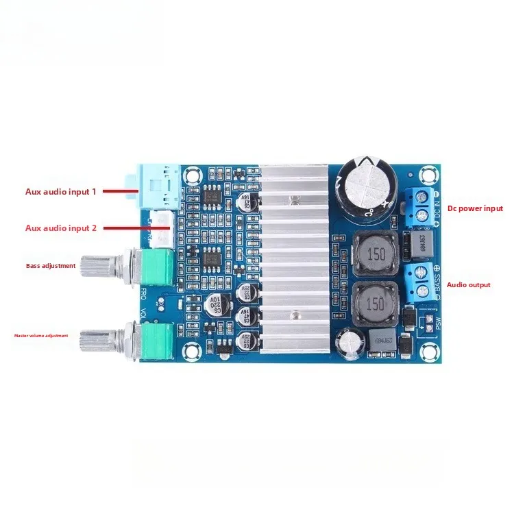 100W Subwoofer Amplifier Board DC12-24V High Power TPA3116 Mono Digital Amplifier Module