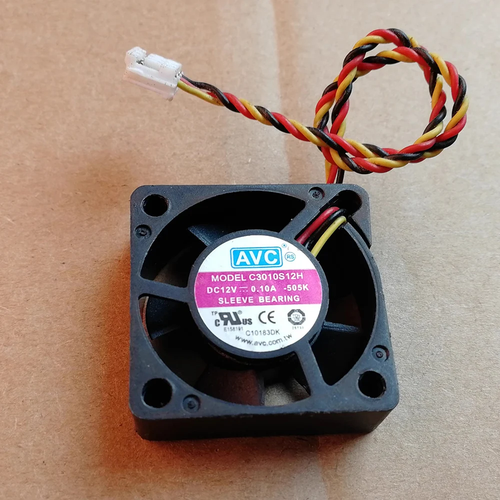 for AVC C3010S12H 30*30*10mm 3*3cm 3010 30mm silent cooling fan 12V 3CM