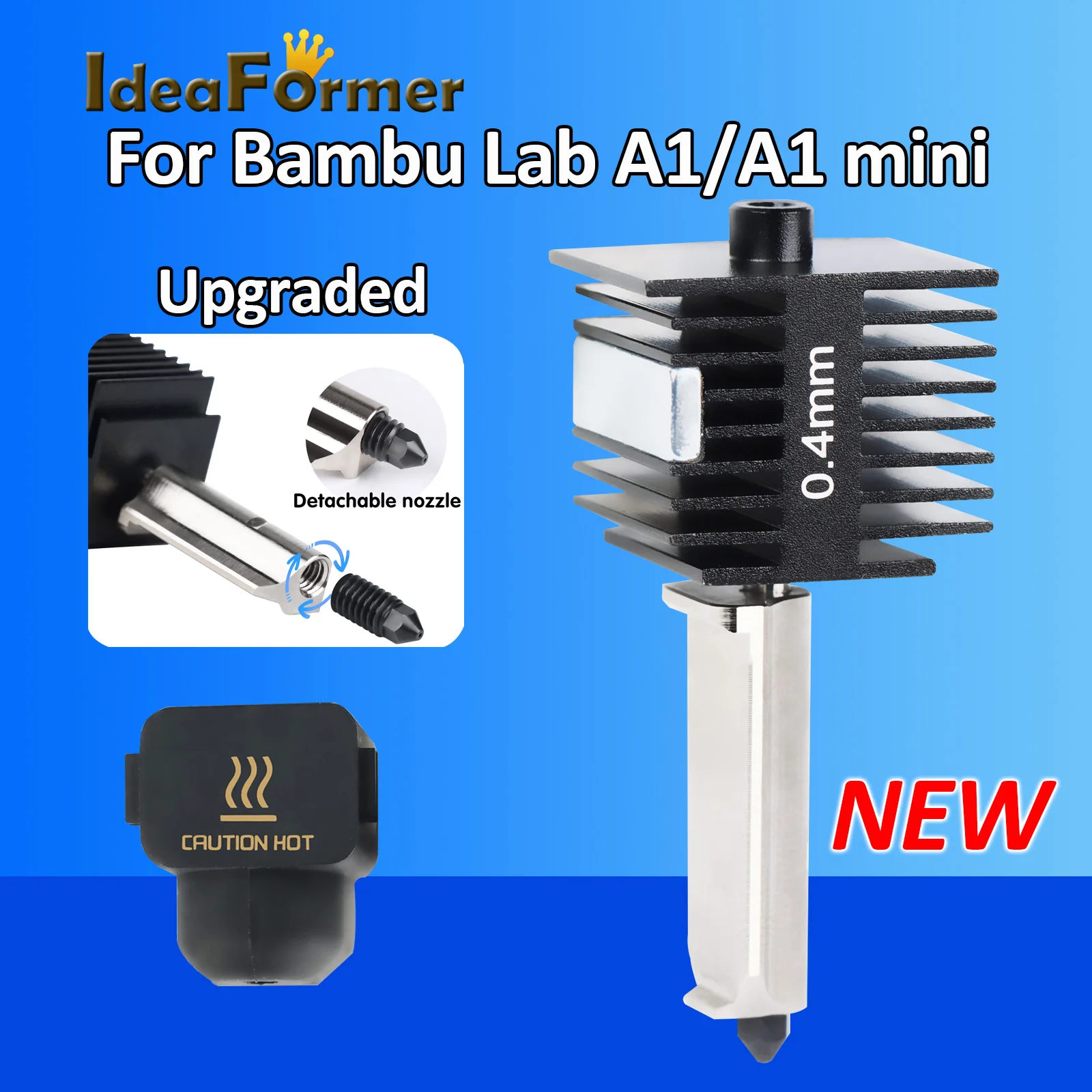 Hotend Kit - Ender 3 V3 KE con Boquilla de Acero Endurecido - Creativo 3D Hotend Kit - Ender 3 V3 KE con Boquilla de Acero Endurecido - Creativo 3D