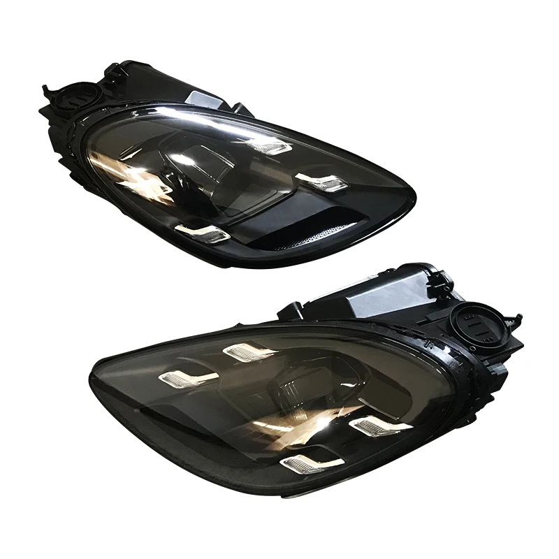 Car Modification Upgrade Car Lights LED Headlights Front Bumper Headlight 718 Boxster for PAG Cayman 2016-2023