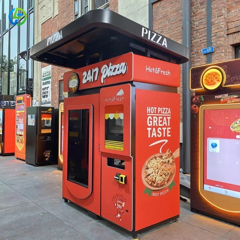 Fully Automatic Commercial Pizza Vending Machine ODM Sale SDK Function Digital Touch Screen pizza vending machine FL Customized