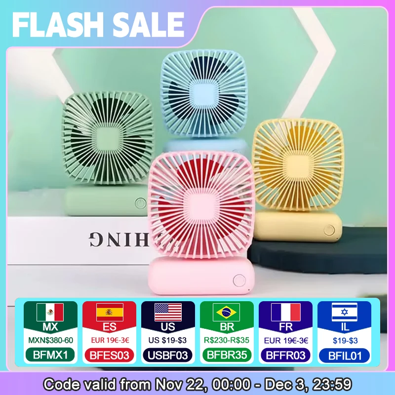 Desktop Desktop Small Fan Mini Handheld Usb Three Speed Cool Air Car Home Office Portable Quiet Outdoor Simple Portable Summer