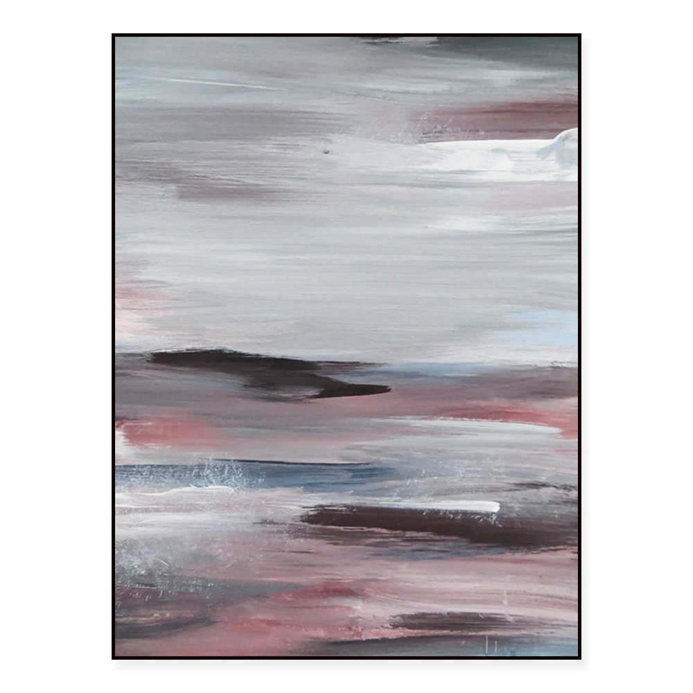 Abstraktes Aquarellgemälde, abstraktes Rougegemälde, Home-Office-Dekorposter, Geschenkidee